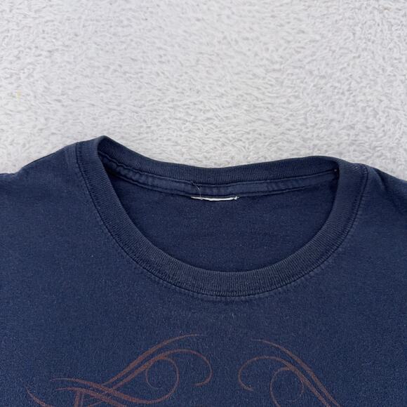 Sons of AMVETS Shirt Mens Large Navy Blue 2014 Bike Show Lithia Springs GA - Picture 8 of 8